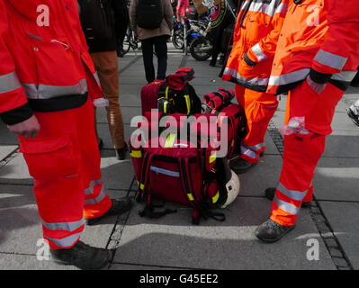 München--13. Februar 2016: Demonstration gegen Nato-Sicherheitskonferenz in München (SiKo) MSC zu protestieren. 52. vom MSC Stockfoto