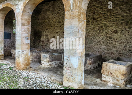 Alten Waschplatz im Dorf Pina, Mallorca, Spanien Stockfoto