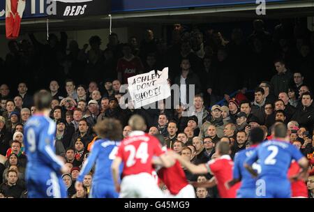 Fußball - Barclays Premier League - Chelsea gegen Manchester United – Stamford Bridge Stockfoto