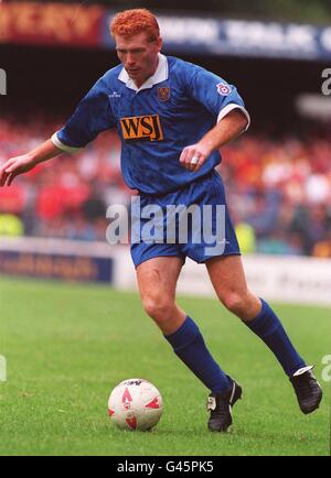 Fußball - Endsleigh League Division Two - Shrewsbury Town gegen Wrexham. Tommy Lynch, Shrewsbury Town Stockfoto