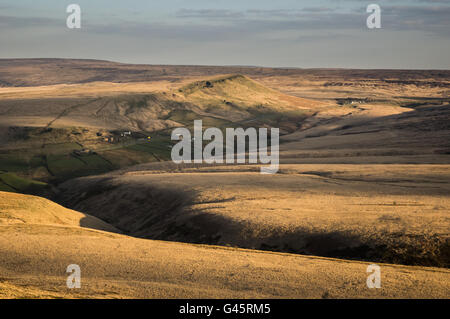 Marsden Moor und Pule Hill, Lancashire-Yorkshire Grenze, UK Stockfoto