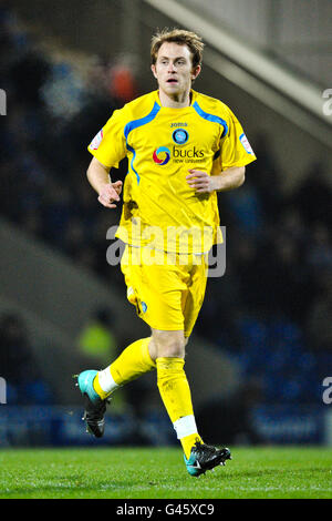 Fußball - npower Football League Two - Chesterfield gegen Wycombe Wanderers - b2net Stadium. Stuart Lewis, Wycombe Wanderers Stockfoto