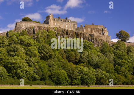 STIRLING, Schottland - Stirling Castle auf dem Burgberg. Stockfoto