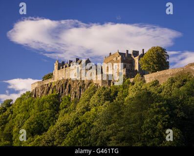 STIRLING, Schottland - Stirling Castle auf dem Burgberg. Stockfoto