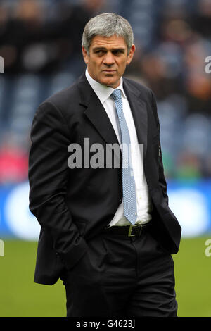 Rugby Union - RBS 6 Nations Championship 2011 - Schottland - Italien - Murrayfield. Nick Mallett, Trainer Italien Stockfoto