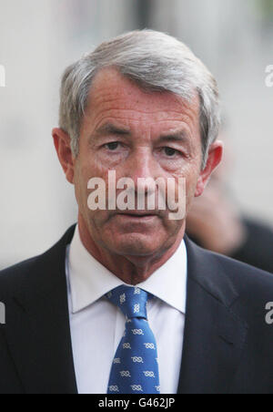 Unabhängiger TD Michael Lowry im Davenport Hotel in Dublin heute Abend. Stockfoto