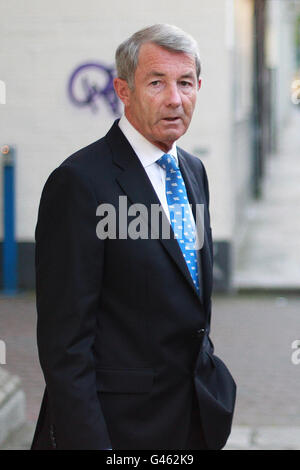 Unabhängiger TD Michael Lowry im Davenport Hotel in Dublin heute Abend. Stockfoto