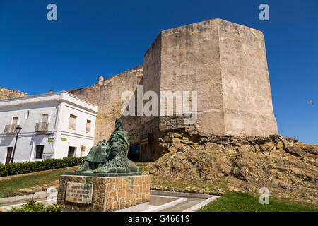 Burg von Guzman el Bueno, Tarifa, Costa De La Luz, Provinz Cadiz, Andalusien, Spanien-Europa Stockfoto
