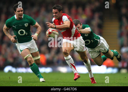 Rugby-Union - RBS 6 Nations Championship 2011 - Wales / Irland - Millennium Stadium Stockfoto