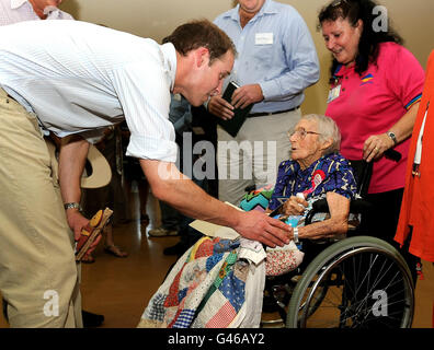 Prinz William in Australien Stockfoto