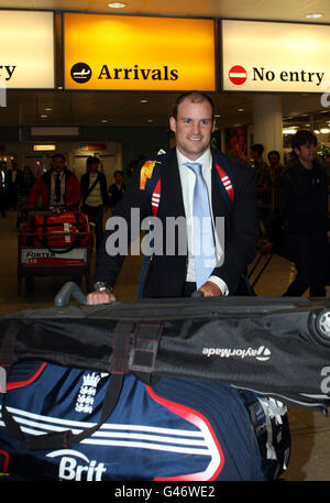 Fussball - England Mannschaft ankommen - Heathrow Flughafen Stockfoto