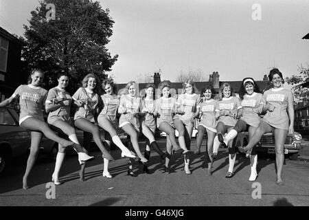 Frauen Fußball - Benefizspiel - Scheuklappen United gegen alle Sterne XI - Belle Vue, Manchester Stockfoto