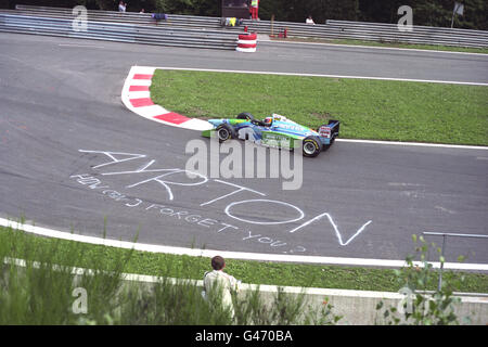 Motor Racing - Grand Prix von Belgien - Michael Schumacher - Circuit de Spa-Francorchamps, Spa Stockfoto