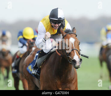 Pferderennen Sie - William Hill Lincoln Tag - Doncaster Racecourse Stockfoto