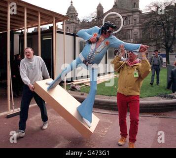 Glasgow Fair Elvis 2 Stockfoto