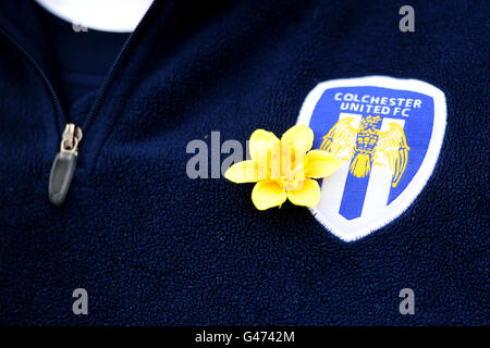 Fußball - Npower Football League One - Colchester United V Milton Keynes Dons - The Weston Häuser Community Stadium Stockfoto