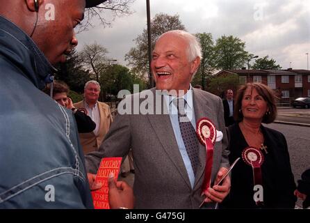 Wahl-Sir James & Lady Annabel Goldschmied Stockfoto