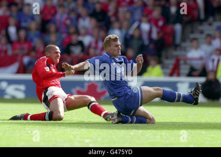 Fußball - FA Carling Premiership - Nottingham Forest gegen Leicester City - City Ground Stockfoto