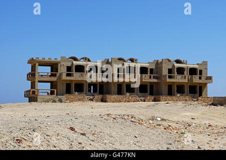 Architektur in der Ägypten-Stadt von el quesir Stockfoto