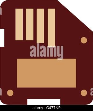 Diskette, Vektor-Illustration auf weißem Hintergrund Stock Vektor