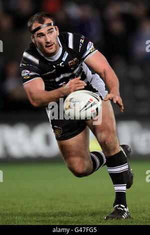 Rugby League - Engage Super League - Hull FC gegen Celtic Crusaders - das KC Stadium. Danny Houghton, Hull FC. Stockfoto