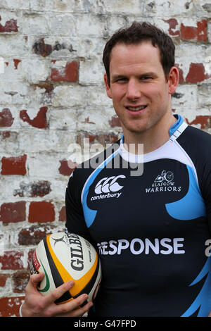 Glasgow Warrior's Graeme Morrison während der Teamankündigung im Scoutstoun Sports Complex, Glasgow. Stockfoto