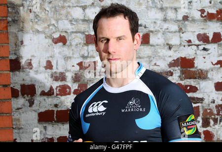 Rugby Union – Ankündigung Des Teams Der Glasgow Warriors – Scotstoun Sports Complex. Graeme Morrison von Glasgow Warrior während der Teamankündigung im Scoutstoun Sports Complex, Glasgow. Stockfoto