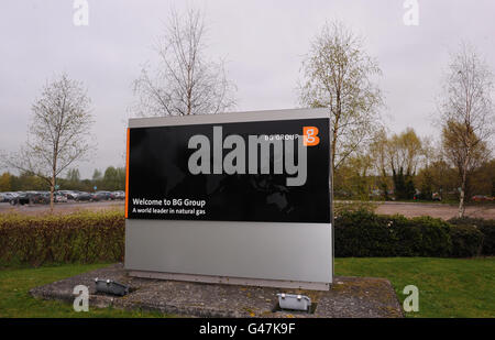 FTSE 100. Eine allgemeine Ansicht des Hauptquartiers der BG-Gruppe im Thames Valley Park, Reading Stockfoto