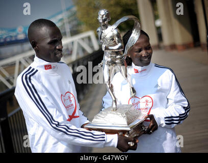 Leichtathletik - 31. Virgin London Marathon Sieger Photocall - Tower Hotel Stockfoto