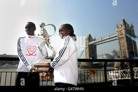 Leichtathletik - 31. Virgin London Marathon Sieger Photocall - Tower Hotel Stockfoto