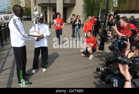 Leichtathletik - 31. Virgin London Marathon Sieger Photocall - Tower Hotel Stockfoto