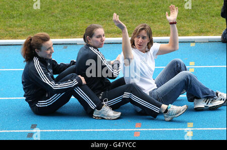 Leichtathletik - Bank von Schottland verkünden Ausweitung der Unterstützung für zukünftige Stars Schottlands Team GB und PapalympicsGB - Scotstoun Stockfoto