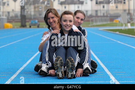 Leichtathletik - Bank von Schottland verkünden Ausweitung der Unterstützung für zukünftige Stars Schottlands Team GB und PapalympicsGB - Scotstoun Stockfoto