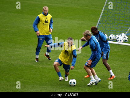 Fußball - Everton FC offenes Training - Goodison Park Stockfoto