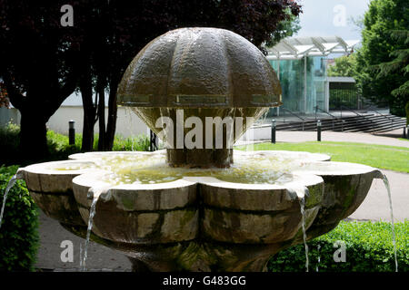 Tschechische Memorial Fountain, Jephson Gärten, Leamington Spa, Warwickshire, UK Stockfoto