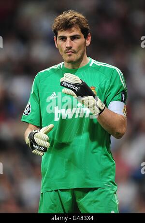 Fußball - UEFA Champions League - Viertelfinale - Erstes Teilstück - Real Madrid gegen Tottenham Hotspur - Santiago Bernabeu. Iker Casillas, Torhüter Von Real Madrid Stockfoto