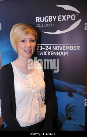 Rugby Expo 2011 Launch Lunch - Shepherd's Restaurant. Lauren Applegarth nimmt an der Rugby Expo 2011 Launch Lunch Teil Stockfoto