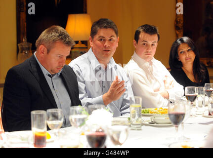 Paul Kimberley, Commercial Director RFL, spricht während des Rugby Expo 2011 Launch Lunch Stockfoto