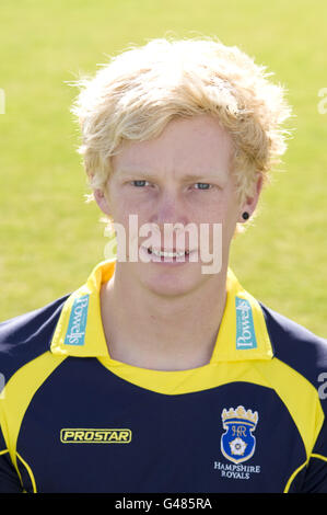 Cricket - 2011 Hampshire County Cricket Club Media Day - The Rose Bowl. Jamie Miller, Hampshire CCC Stockfoto