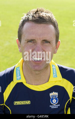 Cricket - 2011 Hampshire County Cricket Club Media Day - The Rose Bowl. Dominic Cork, Hampshire CCC Stockfoto