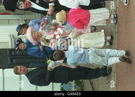 ROYAL Queen Mutter Blumen Stockfoto