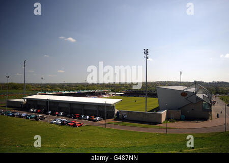 Fußball - Npower Football League Two - Northampton Town V Bury - Sixfields Stadion Stockfoto