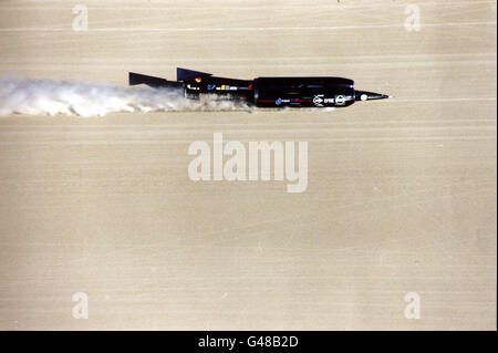 Thrust SSC Nevada Wüste Stockfoto