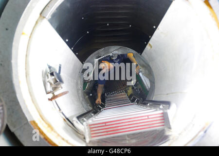 HMS Astute besucht Southampton Stockfoto