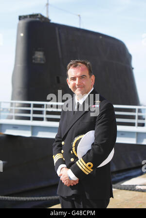 HMS Astute besucht Southampton Stockfoto