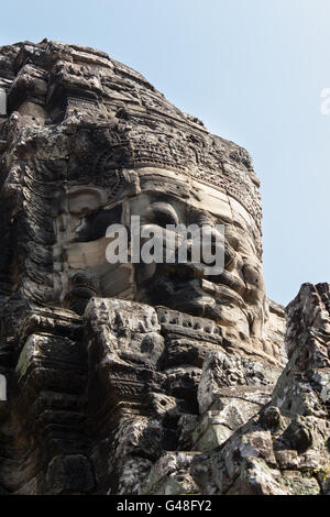 Gesichter der Bayon Tempel - Angkor Wat Stockfoto