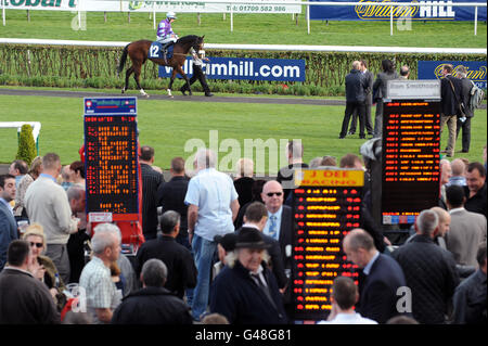 Pferderennen Sie - William Hill Lincoln Tag - Doncaster Racecourse Stockfoto