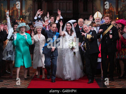 Königliche Hochzeitspläne Stockfoto