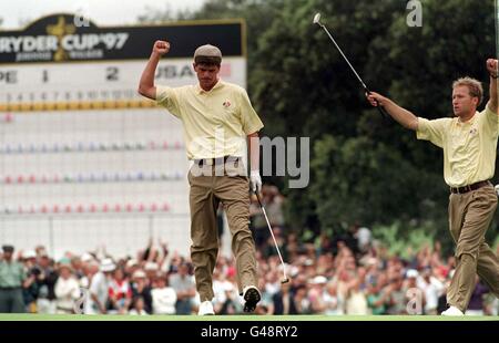 Ryder Cup/17 feiern Stockfoto