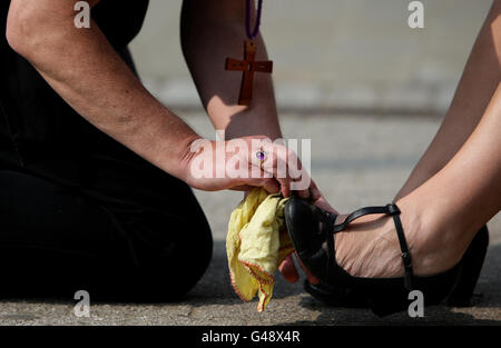 Gründonnerstag Stockfoto